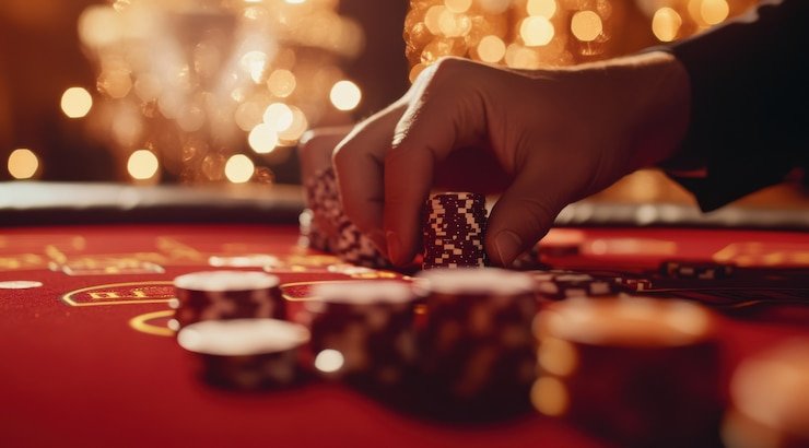 Live baccarat championship table